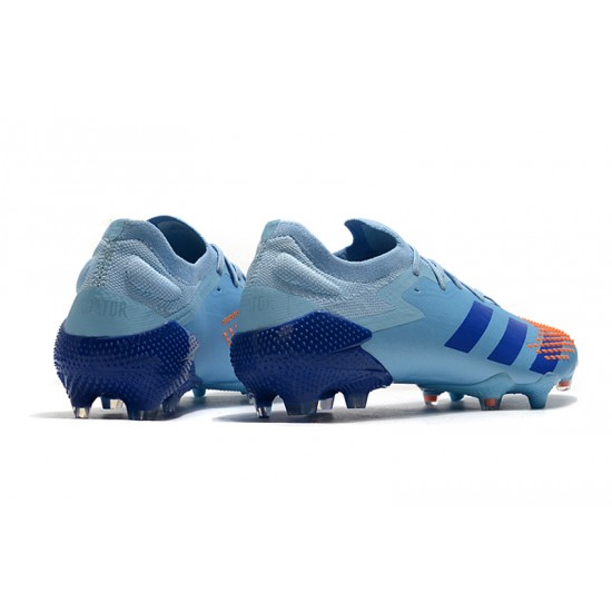 Kopačky Adidas Predator Mutator 20.1 Low FG - Modrá obloha Červené