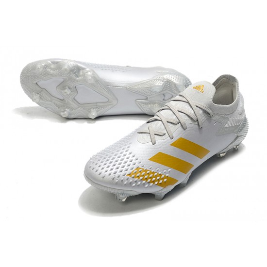 Kopačky Adidas Predator Mutator 20.1 Low FG - Bílý Gold