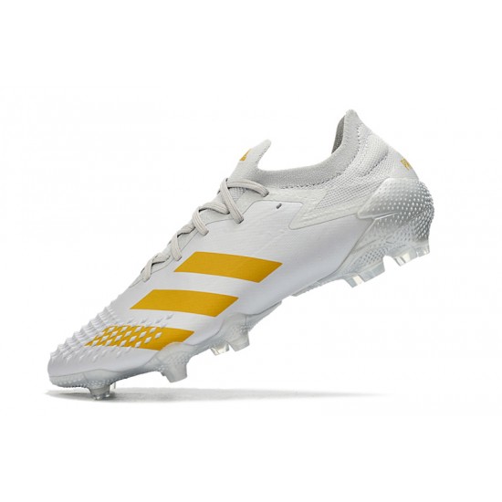 Kopačky Adidas Predator Mutator 20.1 Low FG - Bílý Gold