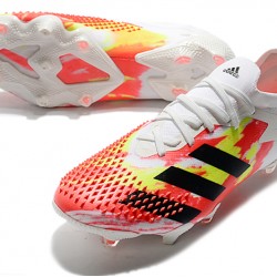 Kopačky Adidas Predator Mutator 20.1 Low FG - Bílý oranžový Černá