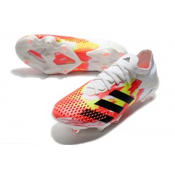 Kopačky Adidas Predator Mutator 20.1 Low FG - Bílý oranžový Černá