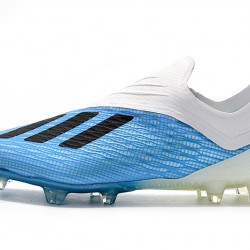 Kopačky Adidas X 18 FG Bezcenný Bílý Modrý Černá