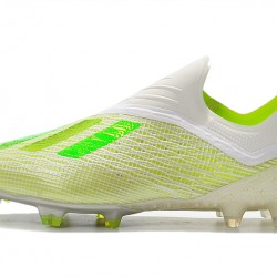 Kopačky Adidas X 18 FG Bezcenný Bílý Žlutá Zelená