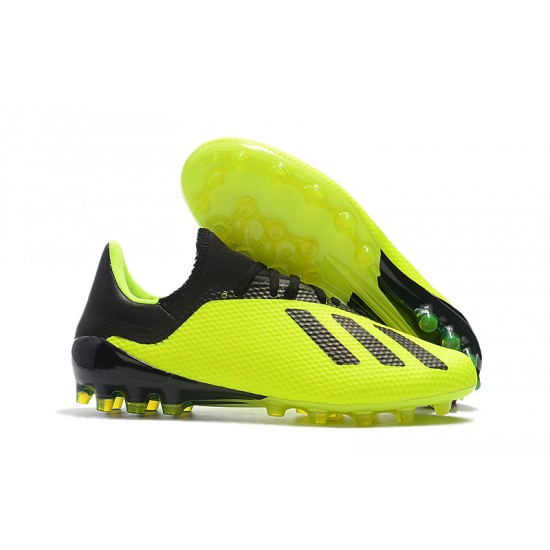 Kopačky Adidas X 18.1 AG Neon Zelená Černá