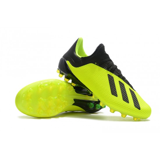 Kopačky Adidas X 18.1 AG Neon Zelená Černá