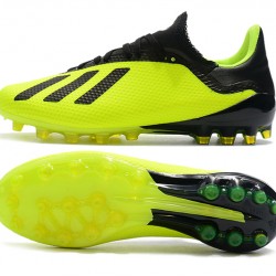 Kopačky Adidas X 18.1 AG Neon Zelená Černá