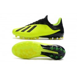 Kopačky Adidas X 18.1 AG Neon Zelená Černá