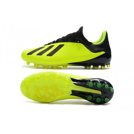 Kopačky Adidas X 18.1 AG Neon Zelená Černá