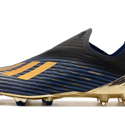 Kopačky Adidas X 19 FG Bezcenný Modrý Černá Zlatý