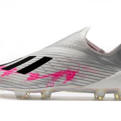 Kopačky Adidas X 19+ FG Encryption Code MetVšechnoic Stříbrný Růžový Černá