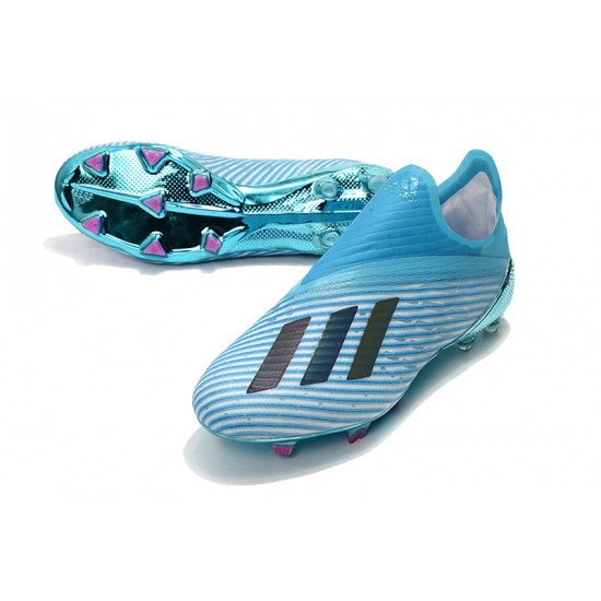 Kopačky Adidas X 19+ FG Hard WiČervené Bright Cyan Core Černá Shock Růžový