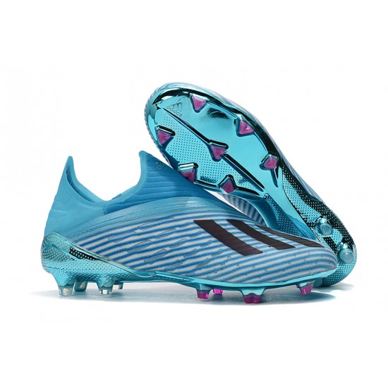 Kopačky Adidas X 19+ FG Hard WiČervené Bright Cyan Core Černá Shock Růžový