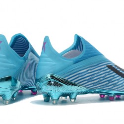 Kopačky Adidas X 19+ FG Hard WiČervené Bright Cyan Core Černá Shock Růžový