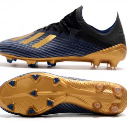 Kopačky Adidas X 19.1 FG Černá Zlatý Modrý