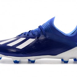 Kopačky Adidas X 19.1 FG Modrý Bílý