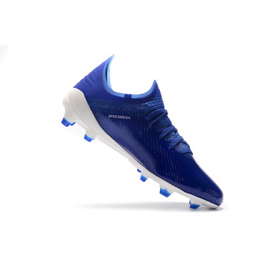 Kopačky Adidas X 19.1 FG Modrý Bílý