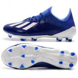 Kopačky Adidas X 19.1 FG Modrý Bílý