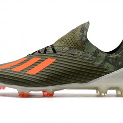 Kopačky Adidas X 19.1 FG Zelená oranžový