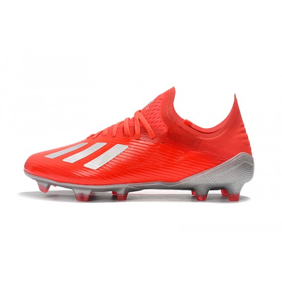 Kopačky Adidas X 19.1 FG oranžový Stříbrný