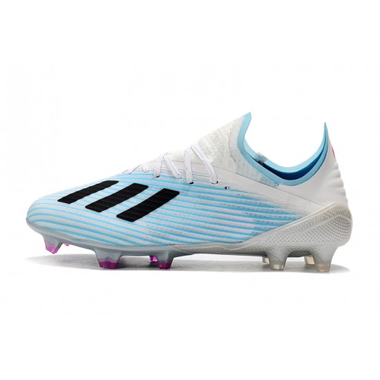 Kopačky Adidas X 19.1 FG Bílý Modrý Černá