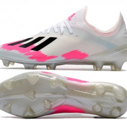 Kopačky Adidas X 19.1 FG Bílý Růžový Černá