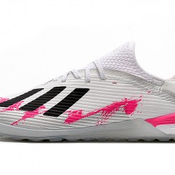 Kopačky Adidas X 19.1 IC Bílý Růžový Černá