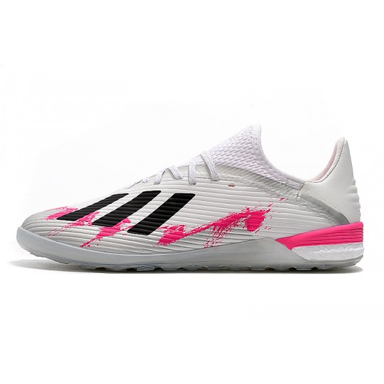 Kopačky Adidas X 19.1 IC Bílý Růžový Černá