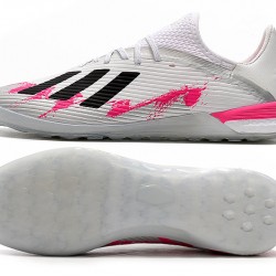 Kopačky Adidas X 19.1 IC Bílý Růžový Černá