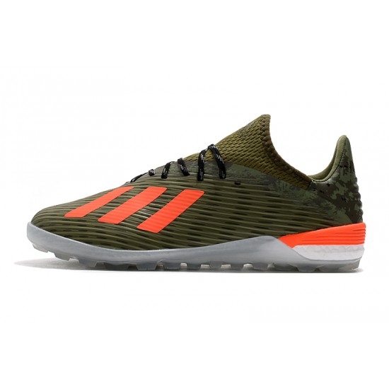 Kopačky Adidas X 19.1 TF Zelená oranžový