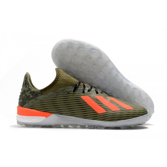 Kopačky Adidas X 19.1 TF Zelená oranžový