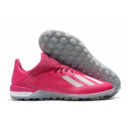 Kopačky Adidas X 19.1 TF Růžový Bílý