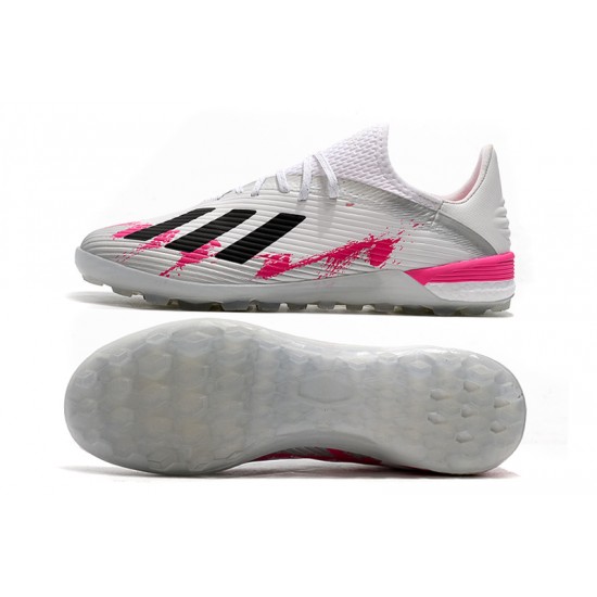 Kopačky Adidas X 19.1 TF Bílý Růžový Černá