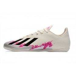 Kopačky Adidas X 19.4 IC Bílý Černá Růžový