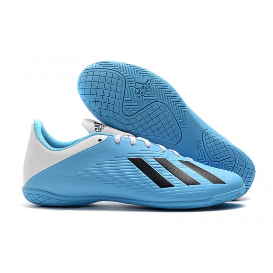 Kopačky Adidas X 19.4 IC Bílý Modrý Černá