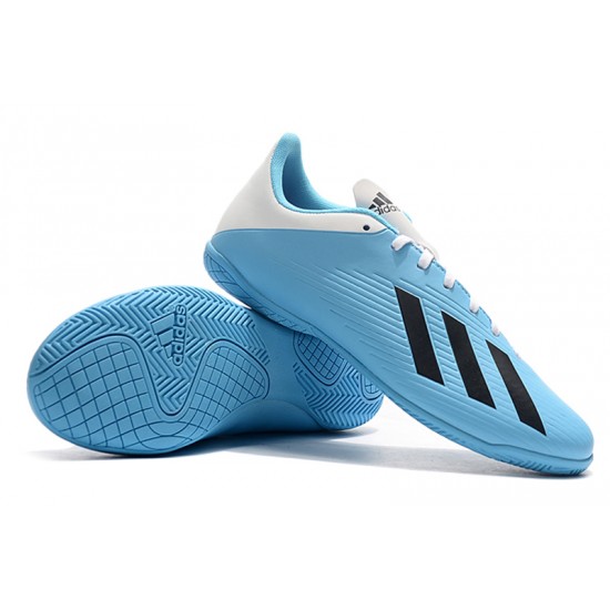 Kopačky Adidas X 19.4 IC Bílý Modrý Černá