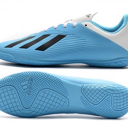 Kopačky Adidas X 19.4 IC Bílý Modrý Černá