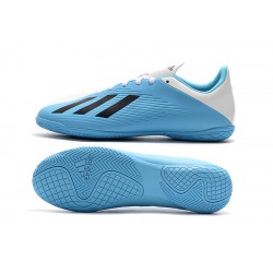 Kopačky Adidas X 19.4 IC Bílý Modrý Černá