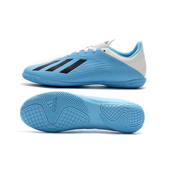 Kopačky Adidas X 19.4 IC Bílý Modrý Černá