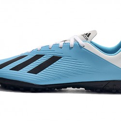 Kopačky Adidas X 19.4 TF Bílý Modrý Černá