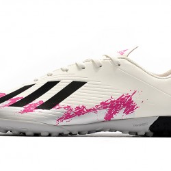 Kopačky Adidas X 19.4 TF Bílý Růžový Černá