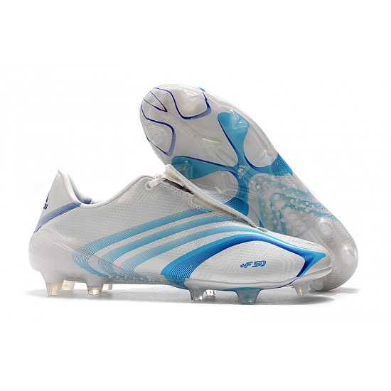 Kopačky Adidas X F506 FG Tunit Bezcenný Bílý Modrý