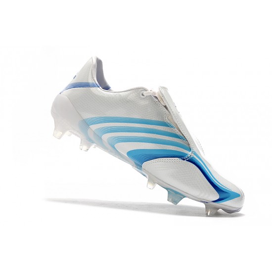 Kopačky Adidas X F506 FG Tunit Bezcenný Bílý Modrý