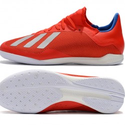 Kopačky Adidas X Tango 18.3 IC Červené Stříbrný