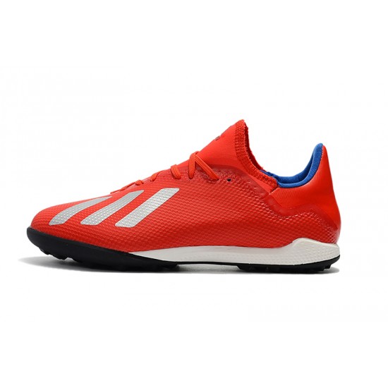 Kopačky Adidas X Tango 18.3 TF Červené Stříbrný Modrý