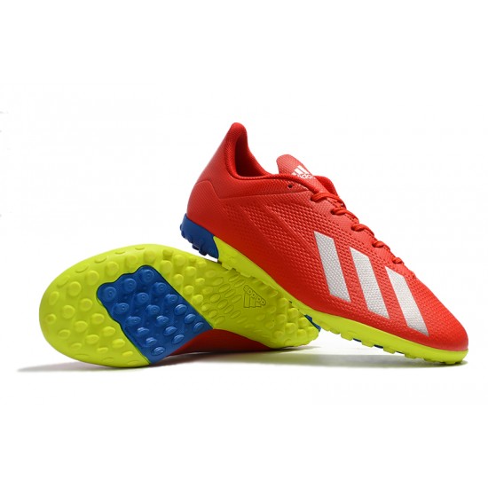 Kopačky Adidas X Tango 18.4 TF Červené Stříbrný