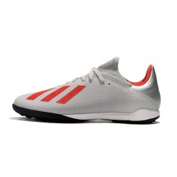 Kopačky Adidas X Tango 19.3 TF Stříbrný Červené Bílý