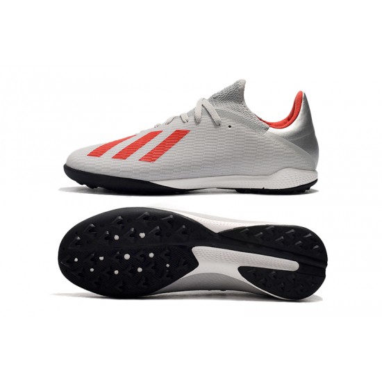 Kopačky Adidas X Tango 19.3 TF Stříbrný Červené Bílý