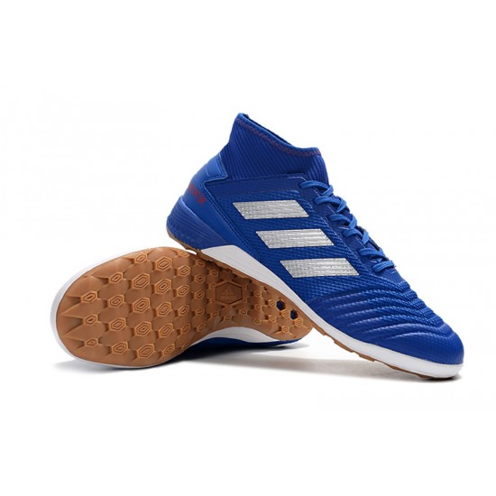 Kopačky Adidas Predator  19.3 IC Modrý Stříbrný Bílý