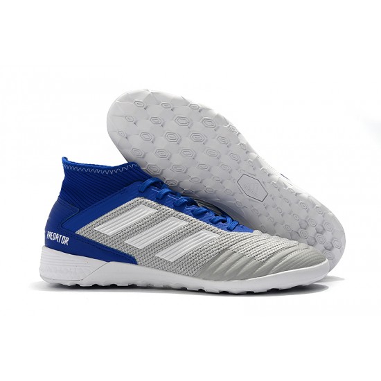 Kopačky Adidas Predator  19.3 IC Šedá Modrý Bílý