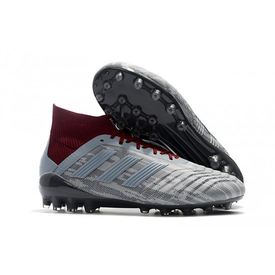 Kopačky Adidas Predator 18.1 AG Dark Šedá Červené